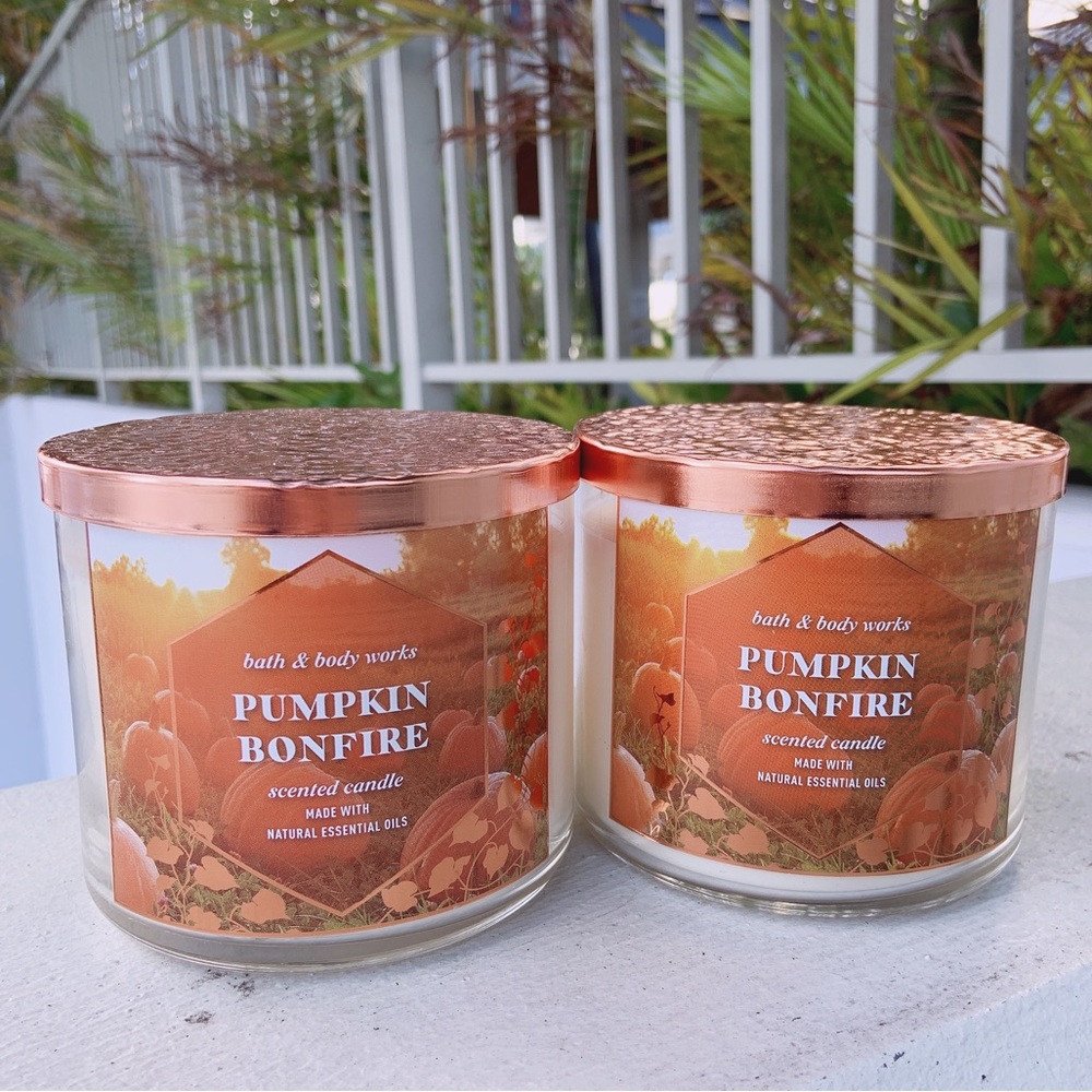 Pumpkin Bonfire candles bundle from Bath & Body Works - Picture 6 of 8
